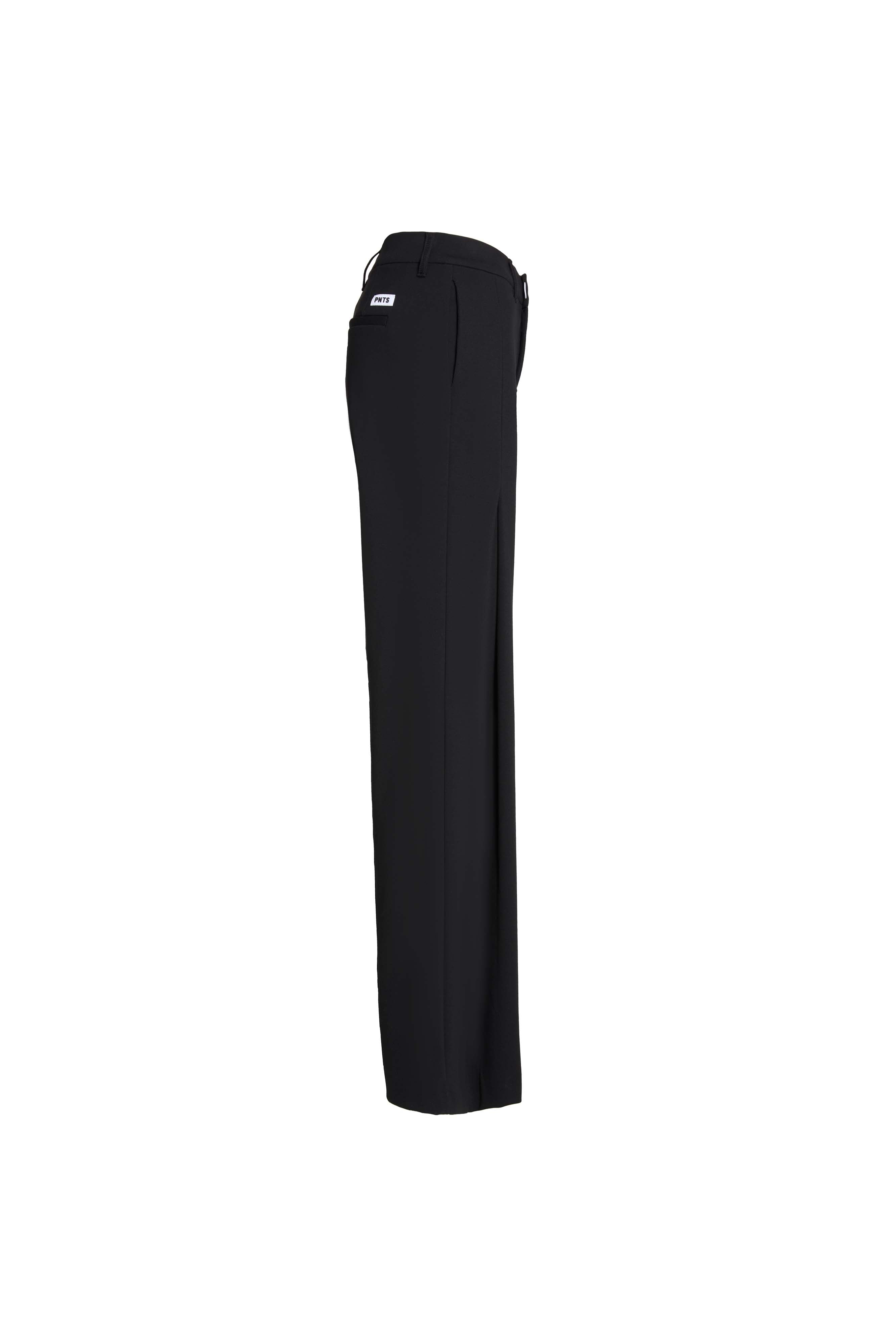 Freisteller Seitenansicht: 09_THE BAGGY PLEAT in schwarz 