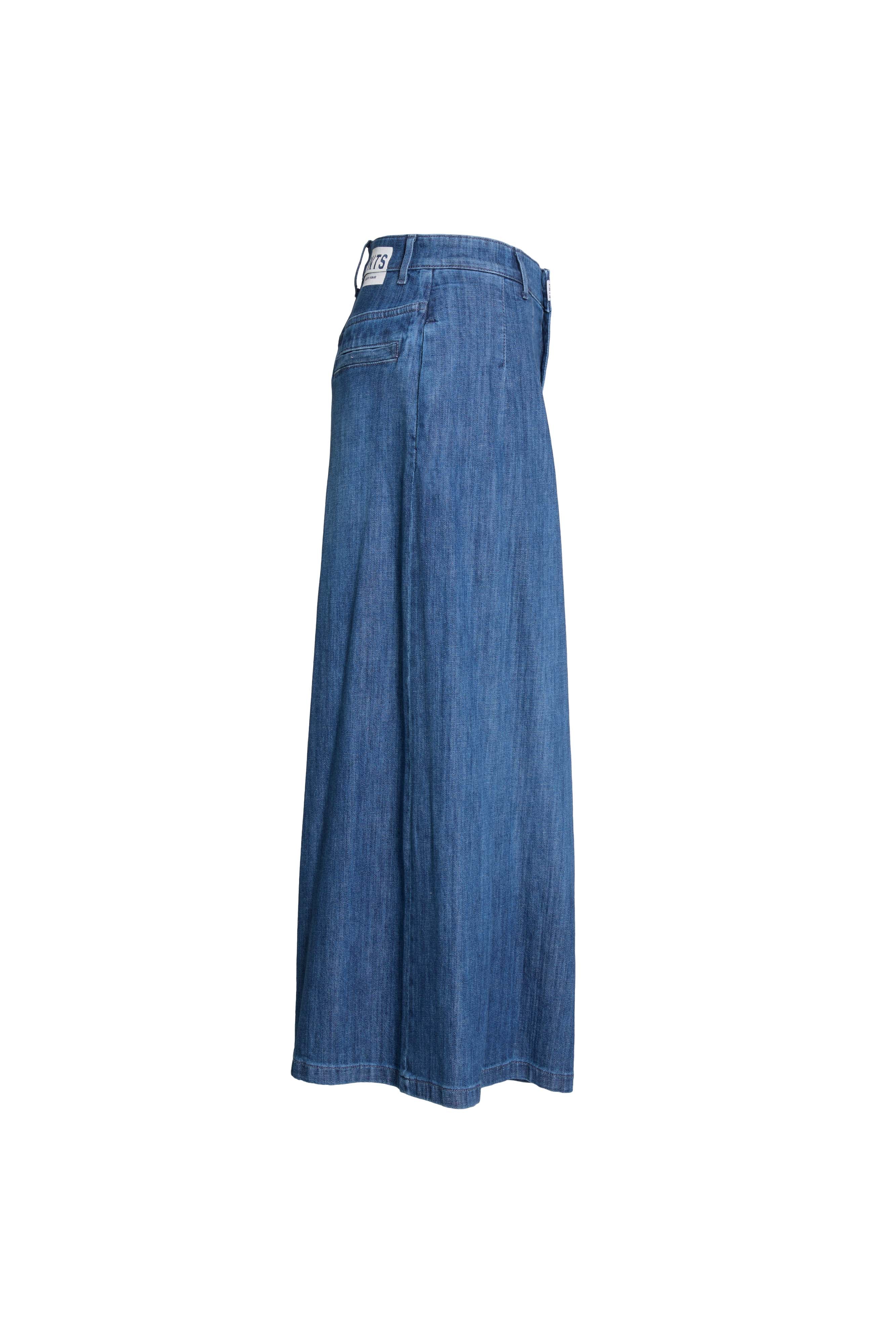 Freisteller Seitenansicht: 24_THE MINI G SKIRT in dunkelblau