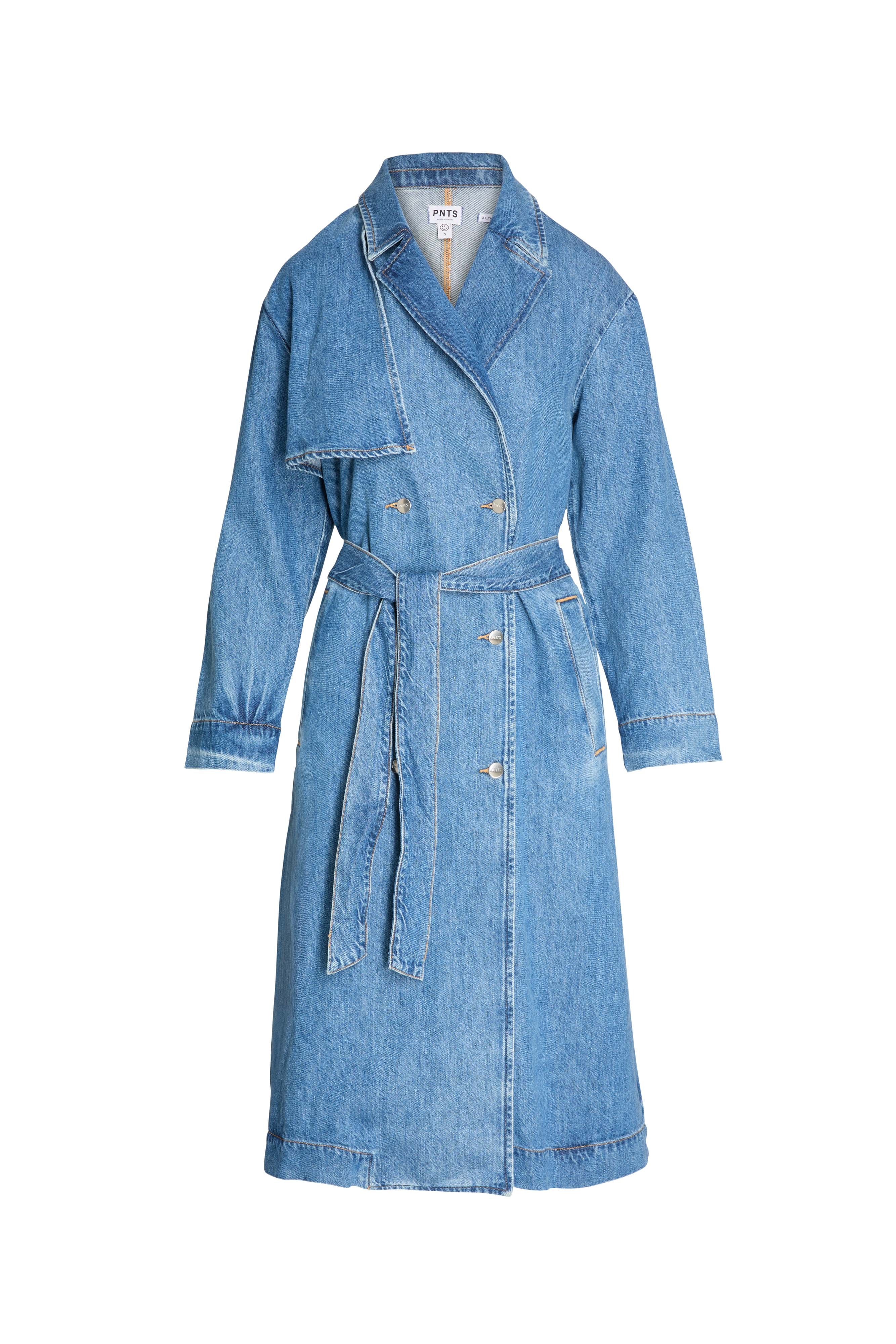 Freisteller Vorderansicht: 27_THE SUIT UP TRENCH in hellblau