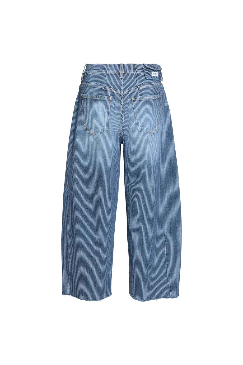 Freisteller Hinteransicht: 05_THE O SHAPE EXTREME STRIPES in mittelblau
