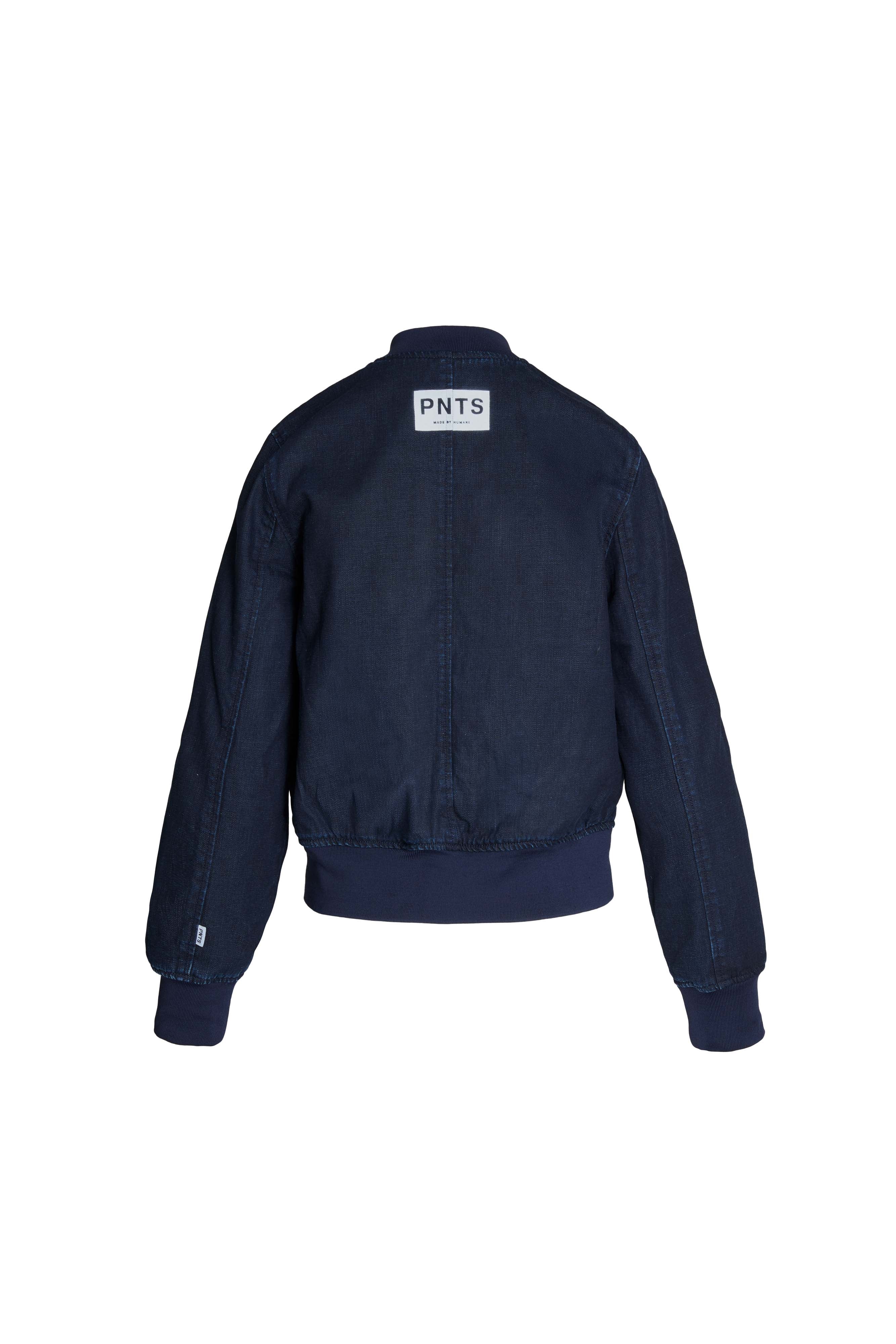 Freisteller Hinteransicht: 27_THE SUIT UP BOMBER in dunkelblau