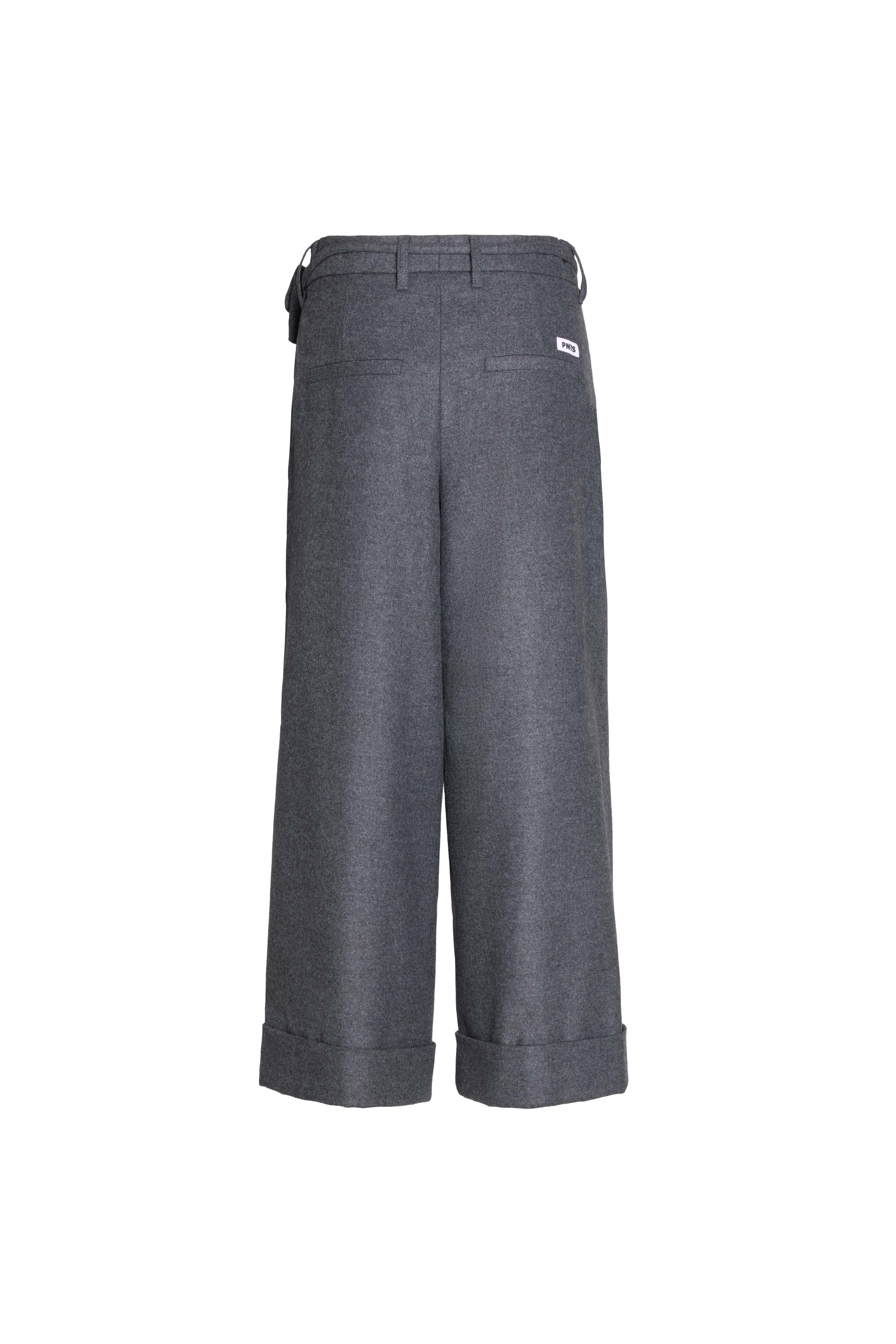Freisteller Hinteransicht: 24_THE MINI G WOOL in dunkelgrau