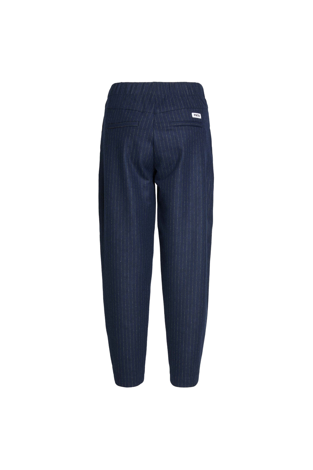 Freisteller Hinteransicht: 06_THE JINO O PINSTRIPE WOOL in dunkelblau